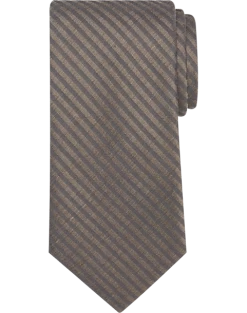 Calvin Klein Narrow Tie, Wheat Stripe