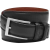 Joseph Abboud Double Loop Leather Belt, Black -Men Clothing Shop MW40 8X18 02 JOSEPH ABBOUD BLACK MAIN
