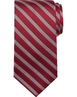 Calvin Klein Narrow Tie, Garnet Stripe