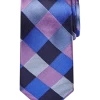 Awearness Kenneth Cole Narrow Tie, Purple Patchwork -Men Clothing Shop MW40 8X29 32 AWEARNESS KENNETH COLE PURPLE MAIN