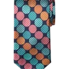Awearness Kenneth Cole Narrow Tie, Teal Ribbed Dot