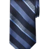 Awearness Kenneth Cole Narrow Tie, Navy Pebbled Stripe -Men Clothing Shop MW40 8X2D 01 AWEARNESS KENNETH COLE NAVY MAIN