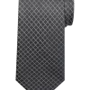 Awearness Kenneth Cole Narrow Tie, Charcoal Grid -Men Clothing Shop MW40 8X2M 22 AWEARNESS KENNETH COLE CHARCOAL MAIN