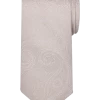 Pronto Uomo Narrow Tie, Taupe Paisley -Men Clothing Shop MW40 8X2V 41 PRONTO UOMO TAUPE MAIN