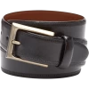 Joseph Abboud Feather Edge Leather Belt, Black -Men Clothing Shop MW40 8X9E 02 JOSEPH ABBOUD BLACK MAIN