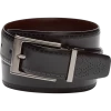 Joseph Abboud Feather Edge Reversible Leather Belt, Black -Men Clothing Shop MW40 8X9J 02 JOSEPH ABBOUD BLACK MAIN