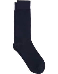 Egara Socks, Navy Solid