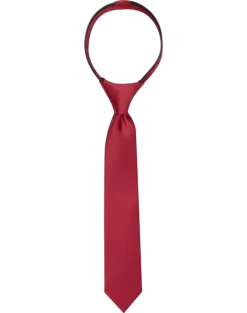 Egara Boys Zipper Tie, Red