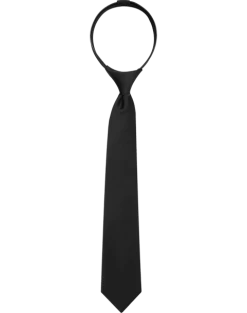 Egara Boys Zipper Tie, Black