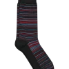 Egara Black Variegated Striped Socks, 1 Pair -Men Clothing Shop MW40 8XDY 02 EGARA ANTHRACITE MAIN