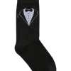 Egara Socks, Black Superman Tux -Men Clothing Shop MW40 8XGV 02 EGARA BLACK MAIN