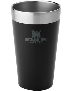 Stanley Adventure Stacking Beer Pint, Black 16 Oz.