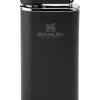Stanley Easy Fill Wide Mouth Hip Flask, Black 8 Oz.