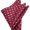 Pronto Uomo Pocket Square, Cabernet Medallion -Men Clothing Shop MW40 8XJP 51 PRONTO UOMO CABERNET MAIN
