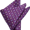 Pronto Uomo Pocket Square, Plum Medallion -Men Clothing Shop MW40 8XJP 73 PRONTO UOMO PLUM MAIN