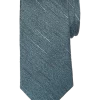 Pronto Uomo Narrow Tie, Teal Sketched Stripe -Men Clothing Shop MW40 8XL6 13 PRONTO UOMO TEAL MAIN