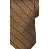 Pronto Uomo Narrow Tie, Gold Pencil Stripe -Men Clothing Shop MW40 8XL8 40 PRONTO UOMO GOLD MAIN