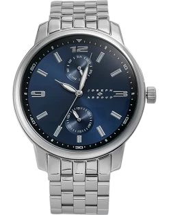 Joseph Abboud Watch, Blue And Silver