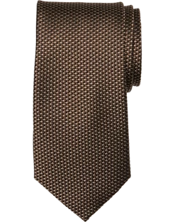 Joseph Abboud Narrow Tie, Taupe Basketweave