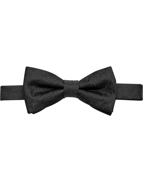 Pronto Uomo Pre-Tied Bow Tie, Black Floral 3 Pronto Uomo Pre-Tied Bow Tie, Black Floral