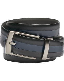 Joseph Abboud Reversible Leather Belt, Black