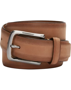 Joseph Abboud Two Tone Leather Belt, Tan