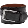Joseph Abboud Leather Casual Belt, Black Floral -Men Clothing Shop MW40 8XRN 02 JOSEPH ABBOUD BLACK MAIN