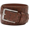 Joseph Abboud Leather Casual Belt, Cognac Floral -Men Clothing Shop MW40 8XRN 05 JOSEPH ABBOUD COGNAC MAIN