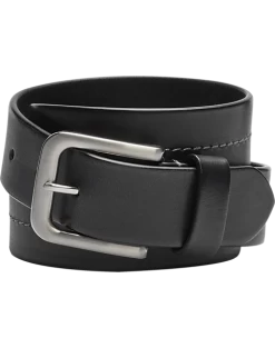 Joseph Abboud Leather Casual Belt, Black