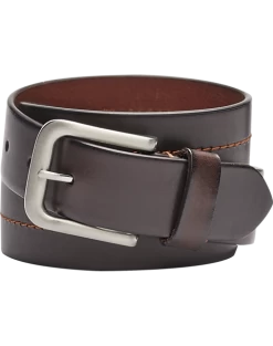 Joseph Abboud Leather Casual Belt, Brown