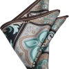 Joseph Abboud Pocket Square, Green Tile Mosaic -Men Clothing Shop MW40 8XT7 43 JOSEPH ABBOUD GREEN MAIN