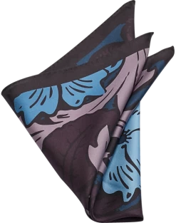 Joseph Abboud Pocket Square, Purple Western Floral