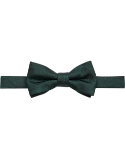 Egara Tonal Paisley Bow Tie, Green