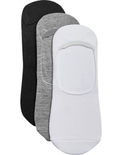 Egara Sneaker Liner Socks, Multicolor 3-Pack