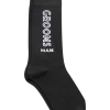 Egara Mid-Calf Grooms Man Socks, Black