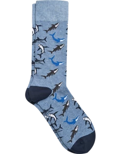 Egara Socks, Chambray Sharks