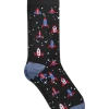 Egara Socks, Black Rockets -Men Clothing Shop MW40 8XXF 02 EGARA BLACK MAIN