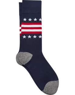 Egara Socks, Navy Stars And Stripes