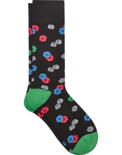 Egara Socks, Black Dice And Poker Chips