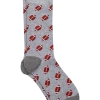 Egara Socks, Gray Footballs -Men Clothing Shop MW40 8XYD 22 EGARA LT GRAY MAIN