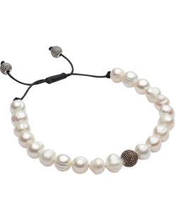 Pronto Uomo Bracelet, White Pearl