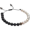 Pronto Uomo Bracelet, Black Onyx & White Pearl
