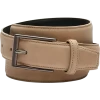 Egara Feather Edge 32mm Faux Leather Belt, Sand -Men Clothing Shop MW40 8Y69 03 EGARA SAND MAIN