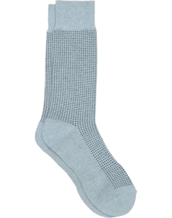 Joseph Abboud Socks, Light Blue Micro Dots