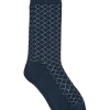 Joseph Abboud Socks, Navy Riley Check