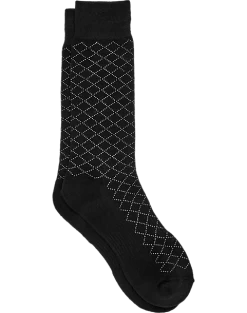 Joseph Abboud Socks, Black Riley Check