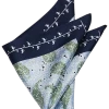 Pronto Uomo Pocket Square, Green Paisley -Men Clothing Shop MW40 8Y80 43 PRONTO UOMO GREEN MAIN