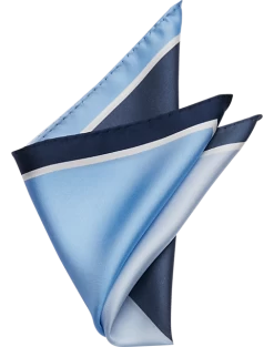 Pronto Uomo Pocket Square, Blue