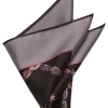 Joseph Abboud Pocket Square, Charcoal Floral Chain -Men Clothing Shop MW40 8Y85 20 JOSEPH ABBOUD CHARCOAL MAIN