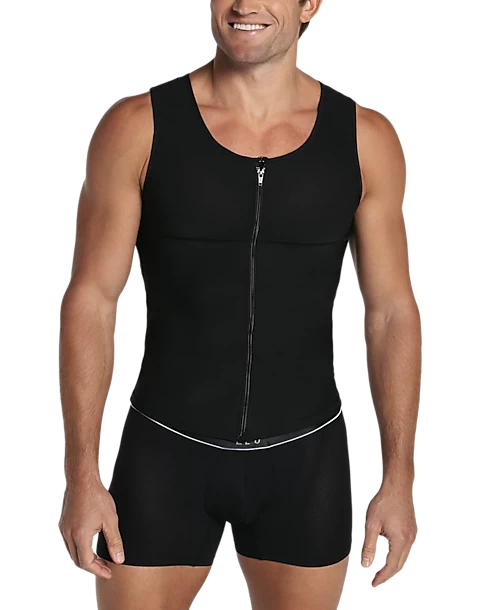 Leo By Leonisa Body Shaper Vest With Back Support, Black 3 Leo By Leonisa Body Shaper Vest With Back Support, Black